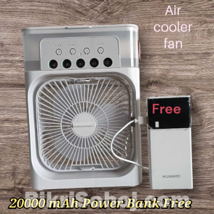 Air Cooler Fan +power Bank Combo